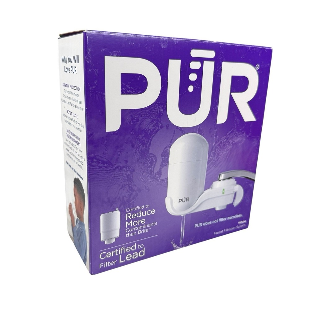 PUR FM3333B White Faucet Filtration System Mount with Filter (New in Box/Unused)